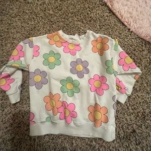 Zara flower pullover